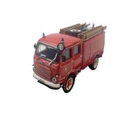 1:72 For ATLAS OM Tigrotto Fire Truck Metal Model Red Classic Collectible Nostalgic Decor