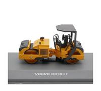 1:72 For DD90HF Roller Construction Machinery Alloy Car Model Collectible Yellow Ornamental