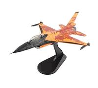 1：72 For F-16AM Fighter Static Simulation Die Casting Scale Model Aircraft Craft Decoration