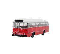 1:72 For Magirus-Deutz Saturn II Bus Alloy Car Model Simulation Vehicles Red Retro Collection