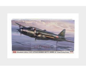 1:72 HASEGAWA Mitsubishi G4M2A Betty Attak Bomber Military Airplane Kit HA02493