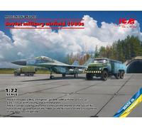 ICM ICMDS7203 Diorama 1:72-Soviet Military Airfield 1980s Scale Model Kit