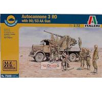 ITALERI 7508 1:72 AUTOCANNONE 3RO with 90/53 AA GUN - FAST ASSEMBLY