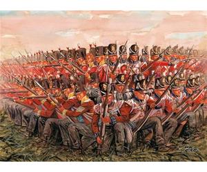 1:72 Italeri British Infantry 1815 Napoleon'S Wars Kit IT6095 Model
