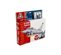 Model Set Starter Kit - EF-2000 Typhoon Fighter 1:72 Plastic Model Kit ITALERI