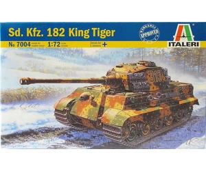 1:72 Italeri King Tiger Kit IT7004 Model