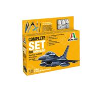 Italeri 72009 1:72 Model Set F-16 C/D Night Falcon - Complete Set, M (US IMPORT)