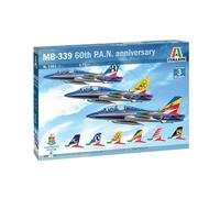 1:72 ITALERI Mb-339 60Th P.A.N. Anniversary 3 Pcs Frecce Tricolori Kit IT1461 Mo