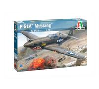 1:72 ITALERI P 51 A Mustang Airplane Kit IT1423 Model