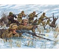 1:72 Italeri Russian Infantry Winter Uniform Kit IT6069 Model