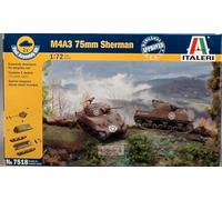 1:72 Italeri SHERMAN M4 A3 KIT IT7518 Model
