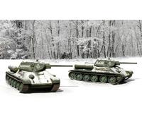 Italeri Model Kit T34/76 M42 1:72 - Fast Assembly IT7523 (2 Models)