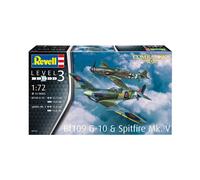 1:72 Me Bf-109G-10 & Spitfire Mk.V Top Quality Model