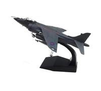 1:72 Scale British Harrier Vertical Lift Fighter Simulation Alloy Aircraft Model Die-cast Model Aircraft