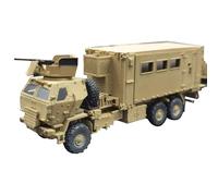 1:72 Scale US Army FMTV M1087 Patriot SAD Tactical Command Center Truck Model Figure Military Model Collectible Resin Track Model