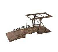 1/72 Scale Wooden Bridge European Style Construction for Boys Tabletop Decor