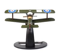 1/72 Scale WWI British Sopwith Camel F.1 Biplane Fighter Model Alloy Model Diecast Plane Toy for Collection