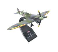 1/72 Scale WWII British Spitfire Fighter Aircraft Supersonic Fighter Model Alloy Model Diecast Plane Model for Collection