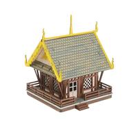 1:72 Temple Building Kits Architecture Building Model for Model Railway Gift