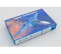 1:72 TRUMPETER KIT Russian Su-27Ub Flanker C Fighter TR01645 Model