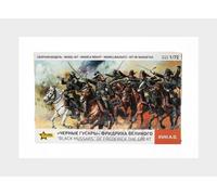 Zvezda Z8079 Figurines 18th-Century Hussars on 1:72 Scale Black