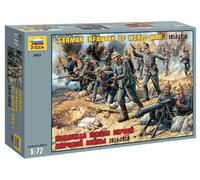Zvezda 500788083 WW I - 1: 72 Figures Set German Infantry