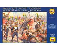 Zvezda 8042 - French Elite Infantry. Voltigeurs - Plastic Model Soldiers Kit Scale 1/72 1" 40 Details