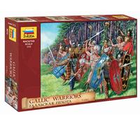 Zvezda Plastic Model Kit Gallic Warriors II-I B.C. 1/72 Scale #8012