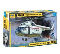 Zvezda 1/72 7254 Mil Mi-8 Rescue Helicopter