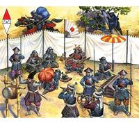 Zvezda Model Kit Samurai Army Headquarters 8029 - 28 Figures - 1:72 Scale