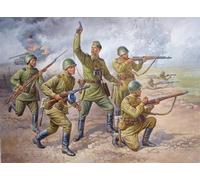 Zvezda 1/72 scale WW2 SOVIET INFANTRY WWII