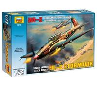 ZVEZDA 7279 1:72 Soviet armored attack aircraft IL-2 Stormovik