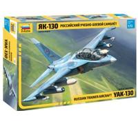 Zvezda 500787307-1:72 YAK-130, Model Building Kit, Standing Model Building, Hobby, Crafts, Plastic Kit, Unpainted