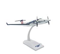 1:75 Scale Hbc For Kingair 350i Business Private Turboprop Model Toy Gift Collection Plane Hobby Playgame Kit