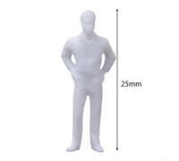 1 75 Scale Model Miniature Human Figures Set 50100Pcs for Architectural Models, Railway Train Layouts, and Sand Table Dioramas (50Pcs)