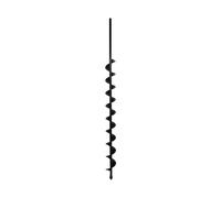 1.75in Wide 24in Long Metal Earth Auger Drill Bit, Steel Auger Bit DIY Auger with 3/8 Non-Slip Hex Drive for Planting Trees and Bedding, Gardening