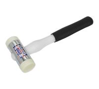 1.75Lb Durable Nylon Faced Hammer With Chrome Plated Zinc Head