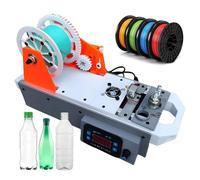 1.75mm Filament Extruder Machine for 3D Printing, Recycled PET Bottle Recycler for DIY Studios, with Digital Display, Temperature/Speed Adjustable A