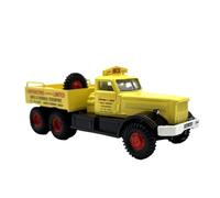 1:76 Diamond T Heavy Truck WWII Military Alloy Small Car Kit Model Ornaments Simulation Vehicle Playset