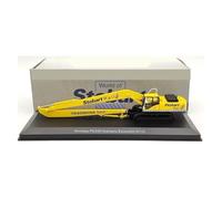 1:76 For PC340 Hydraulic Excavator W122 Civil Engineering Diecast Models Hobby Collection Yellow