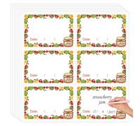 1.77 x 2.46 inch Homemade Jam Jar Labels 120 Pcs Waterproof Easy Peel Stickers of Kitchen Preserves Jar