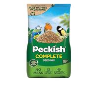 1.7kg Complete Husk-Free Bird Seed Mix - 100% Edible, 12 Seed Varieties for Easy, Mess-Free Feeding for Wild Birds