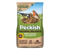 1.7kg Natural Balance Wild Bird Seed Mix - 10 Seed Blend with Sunflower Seeds, 100% Natural Bird Food