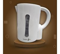 1.7L 2200W CORDLESS FAST BOIL ELECTRIC JUG KETTLE WASHABLE FILTER WHITE/ BLACK