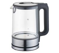 Cordless Electric Water Kettle 1.7L Stainless Steel Illuminated Glass 2200W HQ