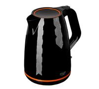 1.7L Electric Cordless Kettle Jug 2200W Glam Diamond Black Glossy Auto Shut Off
