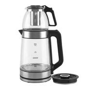 1.7L Electric Kettle with Teapot, 2200W, Glass Infuser, 360° Rotating Base