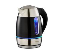 GEEPAS Illuminating Electric Kettle | 1.7L Cordless Stainless Steel Jug Kettle | Rapid Boil for Hot Water Tea Coffee | Boil Dry Protection Auto Shut Off | Swivel Base with Auto Lid Open | 2200W