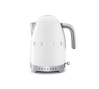Smeg 50’s Style Retro Range Breakfast Set, 1.7L 3000W Variable Temperature Kettle and Multi-Functional Control 2-Slice 950W Toaster, White, KLF04WHUK/ TSF01WHUK