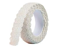 1.7M Decorative Lace Ribbon Tape Colorful Adhesive Fabric for Scrapbooking Decoration Sewing Craft Gift Wrapping Scrapbooking Trim